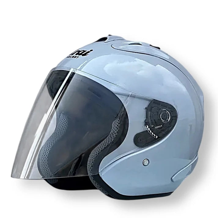 Casque Arai Helmet Ram4 - Gris Brillant - Visière Transparente