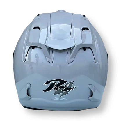 Casque Arai Helmet Ram4 - Gris Brillant - Visière Rainbow